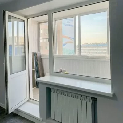 демонтаж балконной рамы