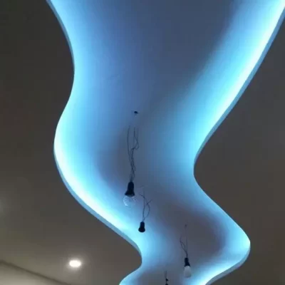 готовый фигурный потолок