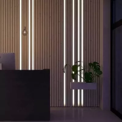 окончание работ по установке мдф панелей