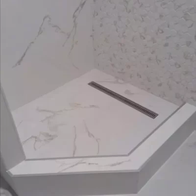 установка душевого поддона