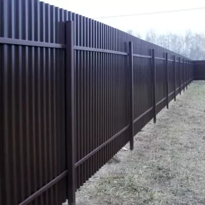 забор из профнастила2