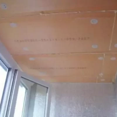 готовый утепленный потолок